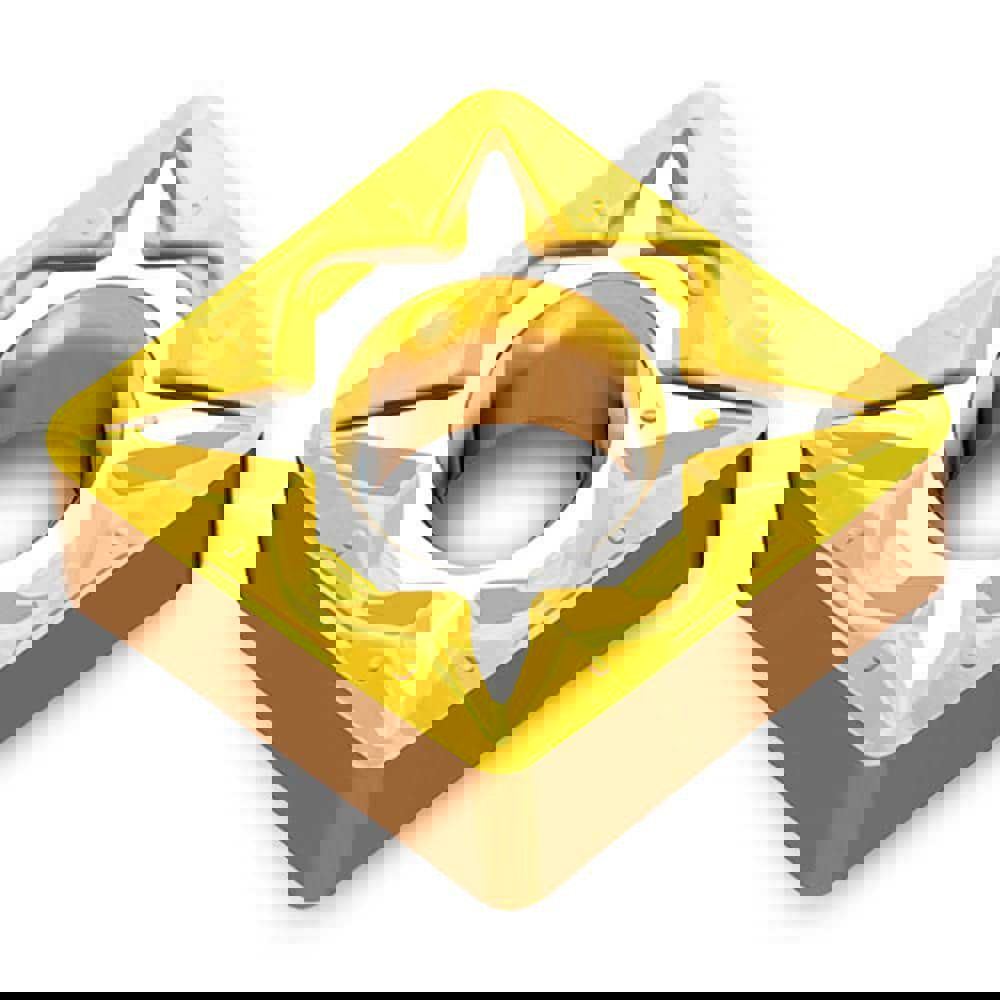 Turning Inserts; Relief Angle: 0 ; Corner Radius (Decimal Inch): 0.0310 ; Included Angle: 80 ; Manufacturer Grade: TT8125B ; Coating/Finish: Al2O3; TiCN; Titanium Nitride ; Wiper Edge: No